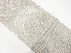 アンティーク　華紋に花更紗模様織出し袋帯（材料）